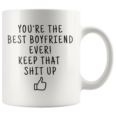 Personalized Gift for Boyfriend: Best Boyfriend Ever! Mug | Gifts for Him $19.99 | Thumbs Up Drinkware