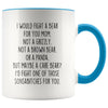 Personalized Gift for Mom: Funny I Would Fight A Bear For You Mug | Mom Gift $19.99 | Blue Drinkware
