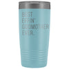 Personalized Godmother Gift: Best Effin Godmother Ever. Insulated Tumbler 20oz $29.99 | Light Blue Tumblers