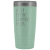 Personalized Lawyer Gift: Best Effin Lawyer Ever. Insulated Tumbler 20oz $29.99 | Teal Tumblers