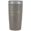 Personalized Manager Gift: Best Effin Manager Ever. Insulated Tumbler 20oz $29.99 | Pewter Tumblers