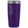 Personalized Mom Gift: Best Effin Mom Ever. Insulated Tumbler 20oz $29.99 | Purple Tumblers