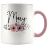 Personalized Name Mug for Women Custom Name Coffee Mug 11oz - BackyardPeaks $14.99 | Pink Drinkware
