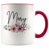 Personalized Name Mug for Women Custom Name Coffee Mug 11oz - BackyardPeaks $14.99 | Red Drinkware