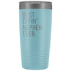 Personalized Nephew Gift: Best Effin Nephew Ever. Insulated Tumbler 20oz $29.99 | Light Blue Tumblers