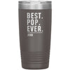 Personalized Pop Gifts Custom Name Gift for Pop Christmas Birthday Father’s Day Pop Coffee Travel Mug 20oz Tumbler $24.99 | Pewter Tumblers