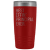 Personalized Principal Gift: Best Effin Principal Ever. Insulated Tumbler 20oz $29.99 | Red Tumblers