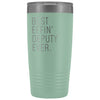 Personalized Sheriff Deputy Gift: Best Effin Deputy Ever. Insulated Tumbler 20oz $29.99 | Teal Tumblers
