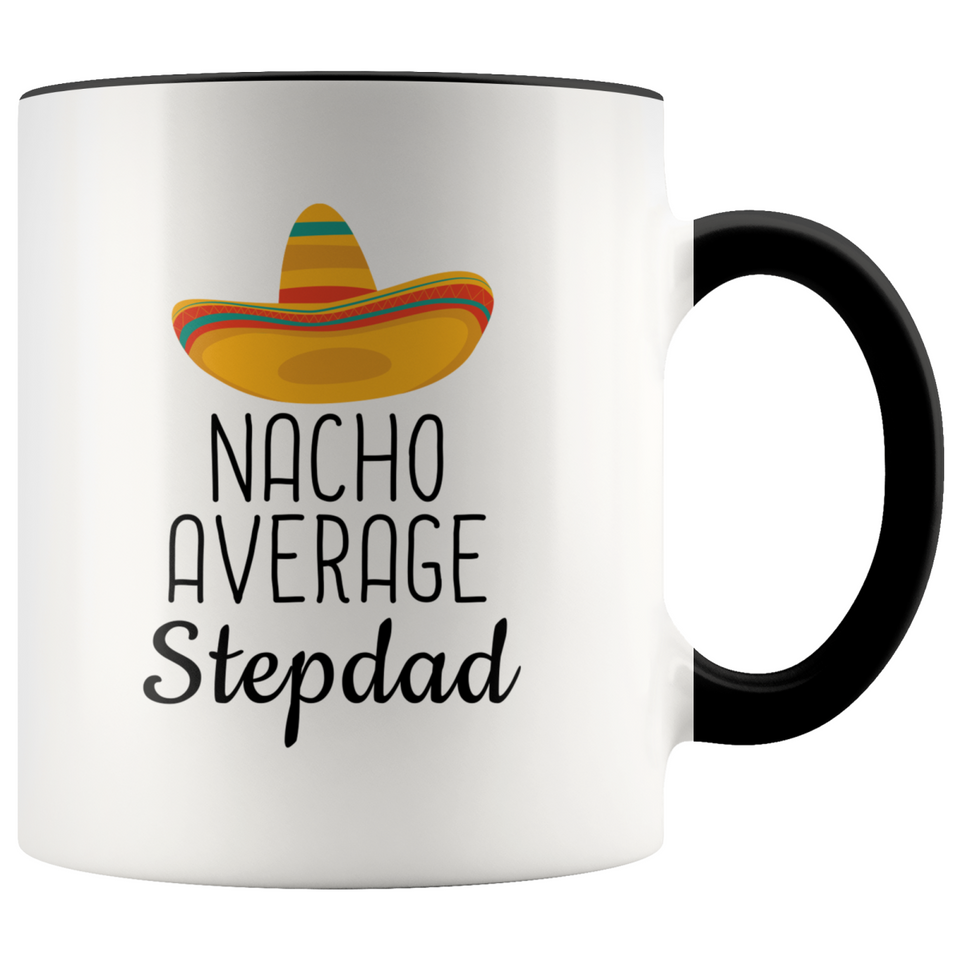 Personalized Step Dad Gifts Nacho Average Stepdad Mug Step Dad Father's Day Gift