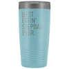 Personalized Stepdad Gift: Best Effin Stepdad Ever. Insulated Tumbler 20oz $29.99 | Light Blue Tumblers