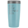 Personalized Stepmom Gift: Best Effin Stepmom Ever. Insulated Tumbler 20oz $29.99 | Light Blue Tumblers