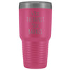 Personalized Therapist Gift: 49% Therapist 51% Badass Vacuum Insulated Tumbler 30oz $39.99 | Pink Tumblers