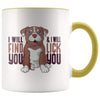 Pitbull Gifts - Pitbull Puppy Coffee Mug - Yellow - Custom Made Drinkware