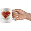 Pizza Love Coffee Mug - Take A Slice Of My Heart Mug - Custom Made Drinkware