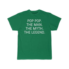 Load image into Gallery viewer, Pop Pop Gift - The Man. The Myth. The Legend. Mens T-Shirt Fathers Day Birthday