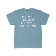 Load image into Gallery viewer, Pop Pop Gift - The Man. The Myth. The Legend. Mens T-Shirt Fathers Day Birthday