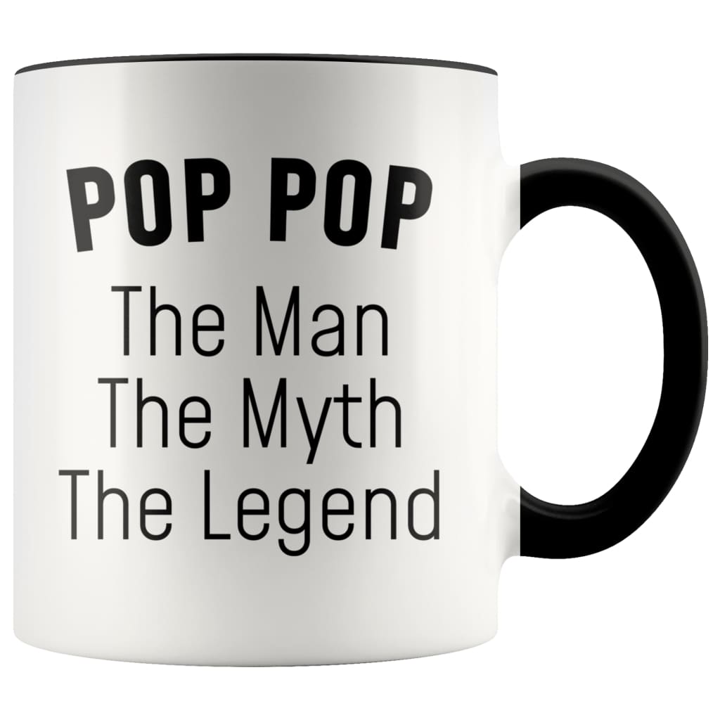 Pop Pop Gifts Pop Pop The Man The Myth The Legend Pop Pop Grandpa Christmas Birthday Father's Day Coffee Mug — photo 1