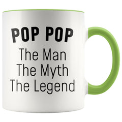 Load image into Gallery viewer, Pop Pop Gifts Pop Pop The Man The Myth The Legend Pop Pop Grandpa Christmas Birthday Father&amp;#39;s Day Coffee Mug