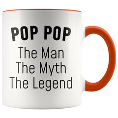 Load image into Gallery viewer, Pop Pop Gifts Pop Pop The Man The Myth The Legend Pop Pop Grandpa Christmas Birthday Father&amp;#39;s Day Coffee Mug