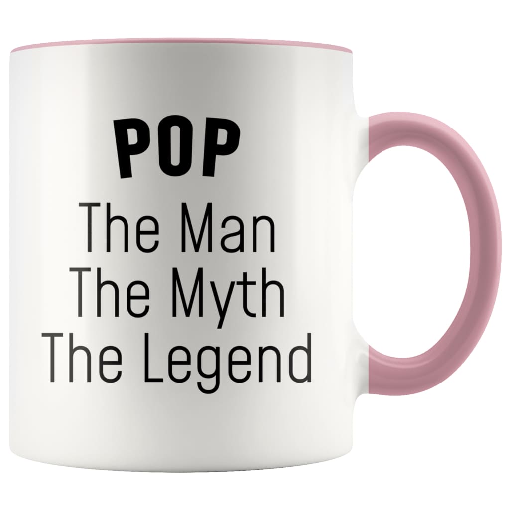 Pop Gifts Pop The Man The Myth The Legend Pop Grandpa Christmas Birthday Father's Day Coffee Mug — photo 5