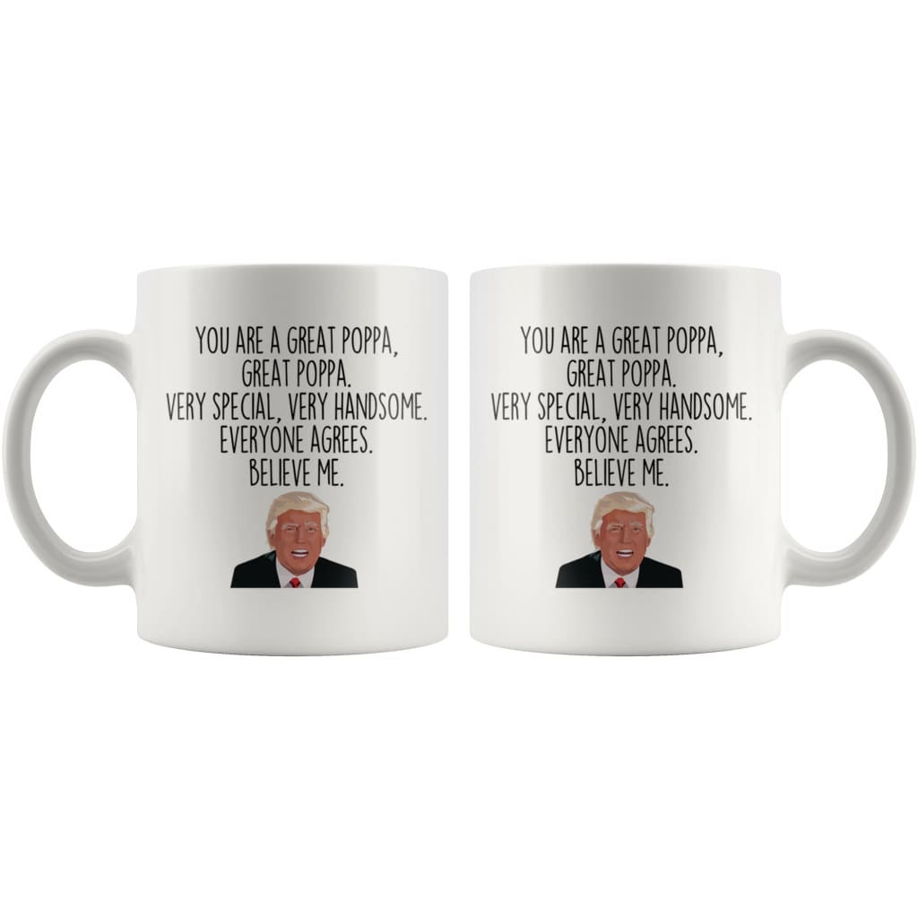 Poppa Trump Mug | Funny Trump Gift for Poppa $14.99 | Drinkware