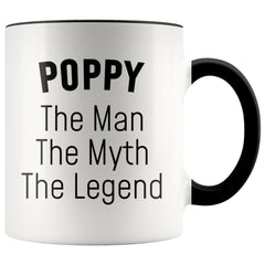 Load image into Gallery viewer, Poppy Gifts Poppy The Man The Myth The Legend Poppy Christmas Birthday Father&amp;#39;s Day Coffee Mug