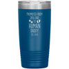 Promoted From Dog Dad To Human Daddy Est. 2020 Insulated Vacuum Tumbler 20oz $29.99 | Blue Tumblers