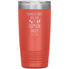 Promoted From Dog Dad To Human Daddy Est. 2020 Insulated Vacuum Tumbler 20oz $29.99 | Coral Tumblers