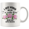 Retirement Gifts for Women Funny Retirement Gift for Women from Coworkers A Wise Woman Once Said Retirement Coffee Mug 11oz White $18.99 |