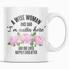Retirement Gifts for Women Funny Retirement Gift for Women from Coworkers A Wise Woman Once Said Retirement Coffee Mug 11oz White $14.99 |