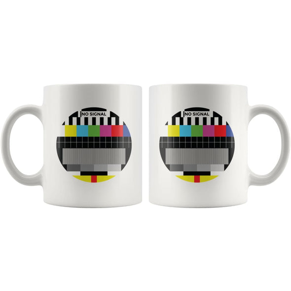 Retro No Signal Coffee Mug - Custom Made Drinkware