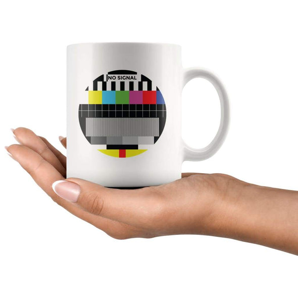 Retro No Signal Coffee Mug - Custom Made Drinkware