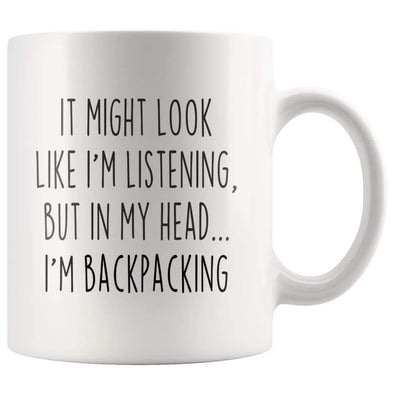Sarcastic Backpacking Coffee Mug | Funny Backpacking Gift $13.99 | 11oz Mug Drinkware
