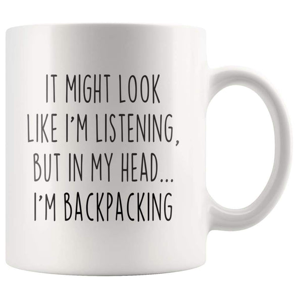Sarcastic Backpacking Coffee Mug | Funny Backpacking Gift $13.99 | 11oz Mug Drinkware