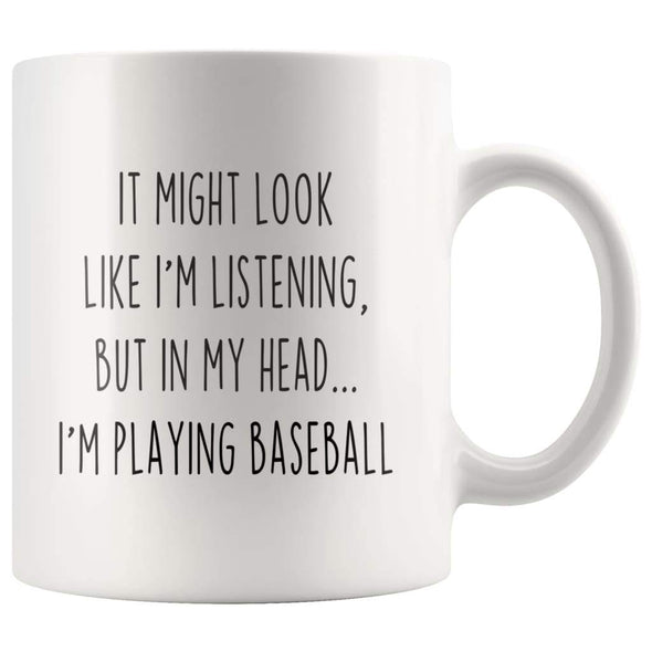 Sarcastic Baseball Coffee Mug | Funny Baseball Gift $14.99 | 11oz Mug Drinkware