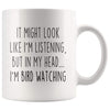 Sarcastic Bird Watching Coffee Mug | Funny Gift for Bird Watcher $14.99 | 11oz Mug Drinkware