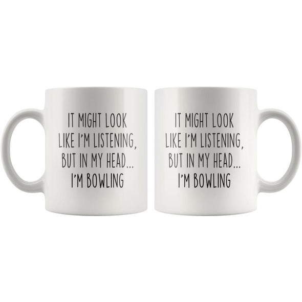Sarcastic Bowling Coffee Mug | Funny Gift for Bowler $13.99 | Drinkware