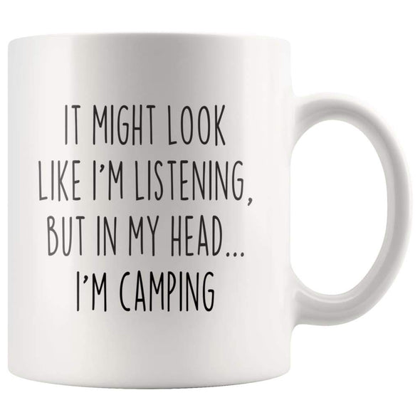 Sarcastic Camping Coffee Mug | Funny Gift for Camper $14.99 | 11oz Mug Drinkware