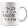 Sarcastic Crocheting Coffee Mug | Funny Crocheting Gift $14.99 | 11oz Mug Drinkware