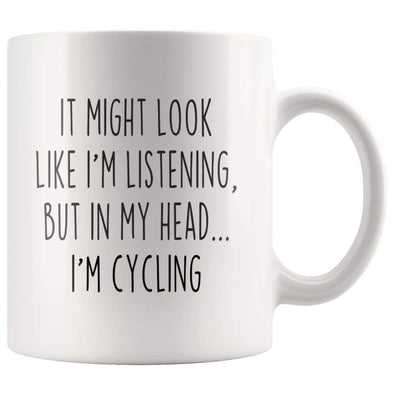 Sarcastic Cycling Coffee Mug | Funny Gift for Cyclist $13.99 | 11oz Mug Drinkware