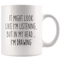 Sarcastic Drawing Coffee Mug | Funny Drawing Gift $14.99 | 11oz Mug Drinkware