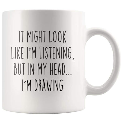 Sarcastic Drawing Coffee Mug | Funny Drawing Gift $14.99 | 11oz Mug Drinkware