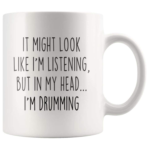 Sarcastic Drumming Coffee Mug | Funny Drumming Gift $14.99 | 11oz Mug Drinkware