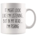 Sarcastic Fishing Coffee Mug | Funny Gift for Fisherman $14.99 | 11oz Mug Drinkware