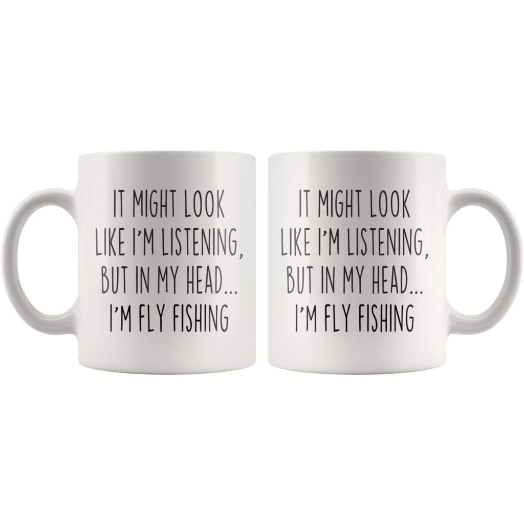 Sarcastic Fly Fishing Coffee Mug | Funny Gift for Fly Fisherman $14.99 | Drinkware