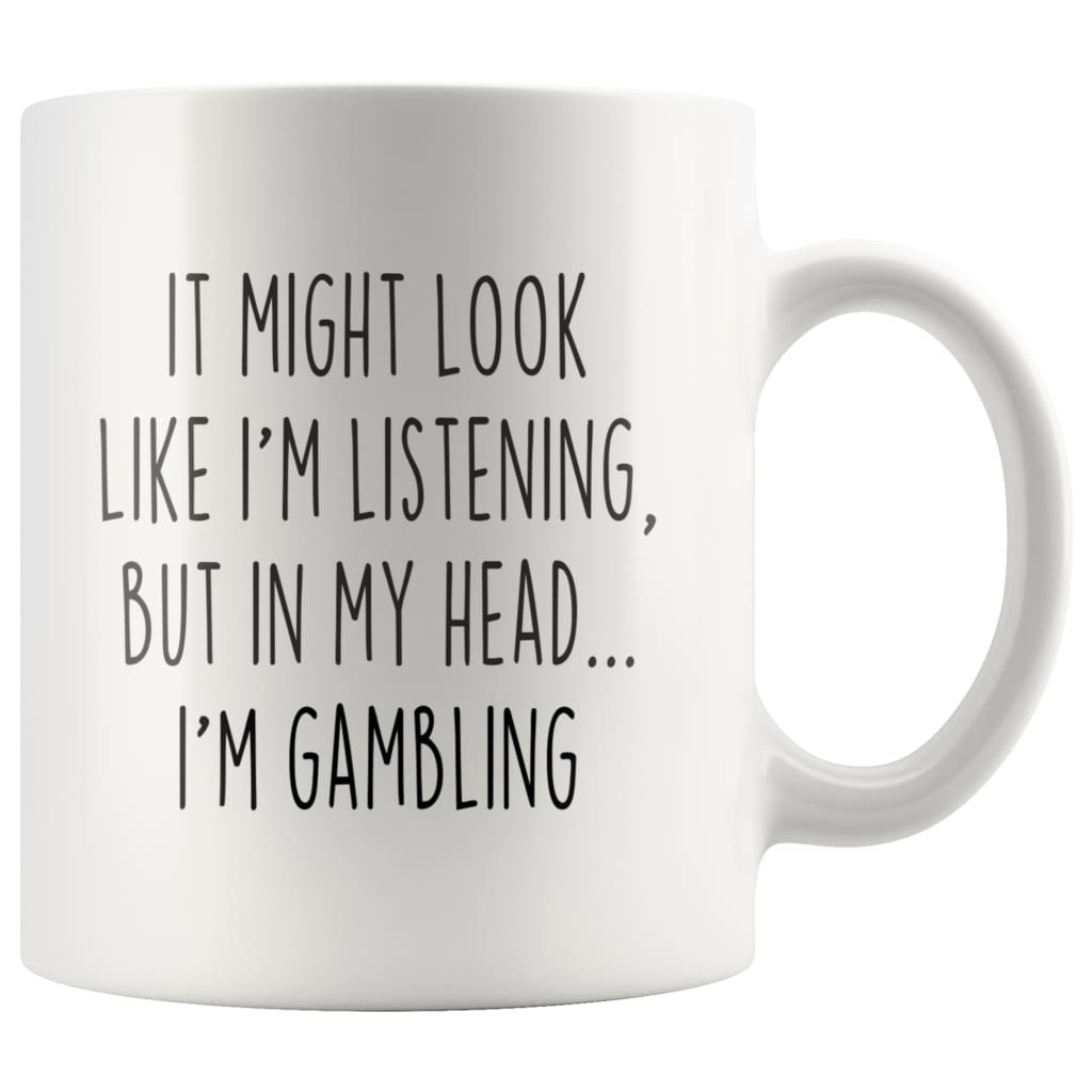 Sarcastic Gambling Coffee Mug — photo 1
