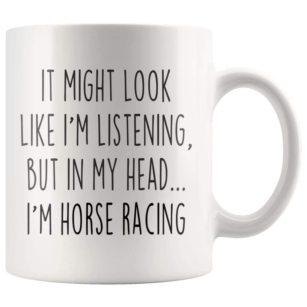 Sarcastic Horse Racing Coffee Mug — photo 1