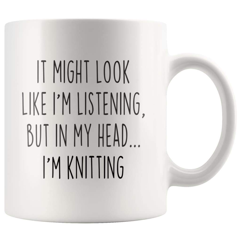 Sarcastic Knitting Coffee Mug — photo 1
