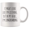 Sarcastic Longboarding Coffee Mug | Funny Long Boarding Gift $13.99 | 11oz Mug Drinkware