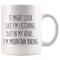 Sarcastic Mountain Biking Coffee Mug | Funny Mountain Biking Gift $14.99 | 11oz Mug Drinkware